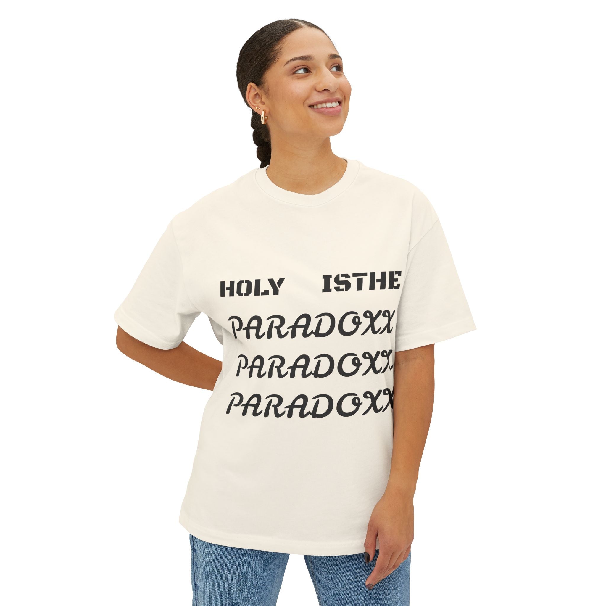 Holy is the Paradoxx Tee – Graphic Boxy Oversized T‑Shirt