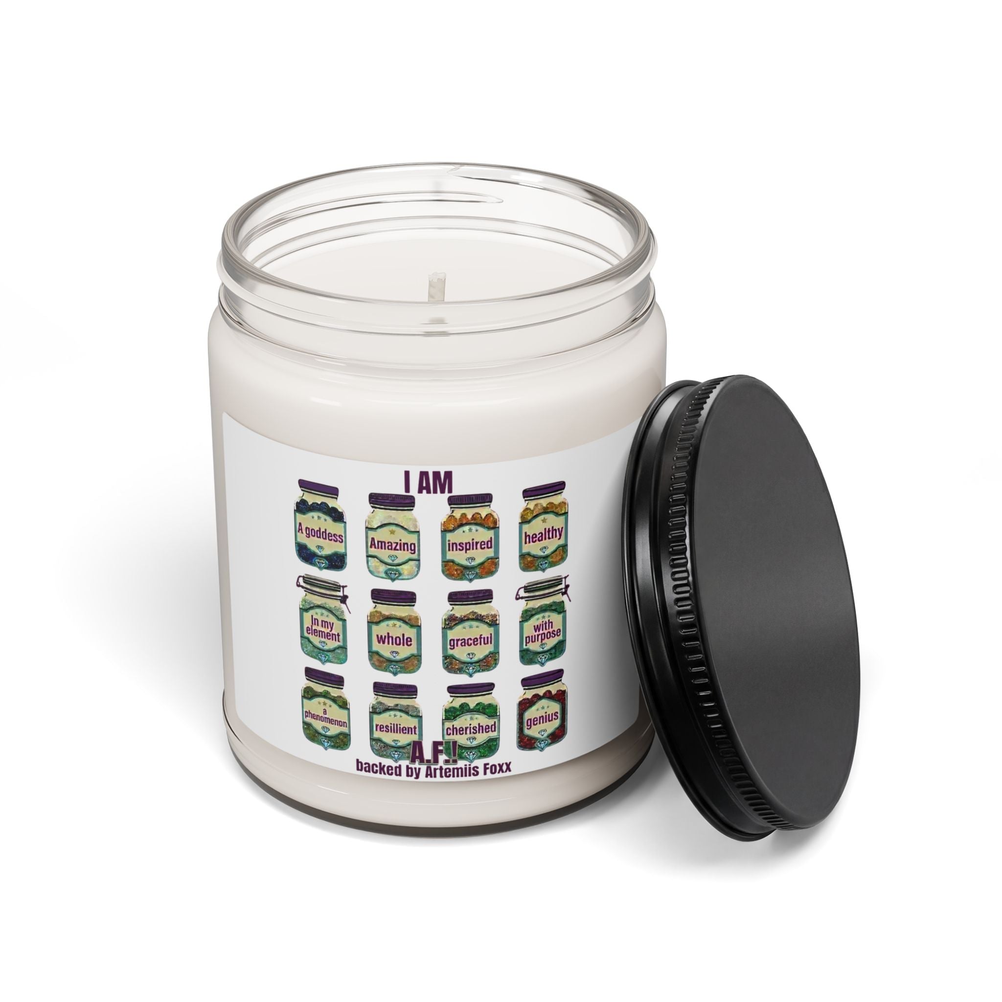 Pickle Jar Pattern Soy Candle | Quirky Nostalgic Food Trend