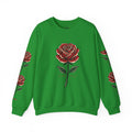 Moody Black Rose Bouquet Sweatshirt | soft gothic florals, dark floral art print