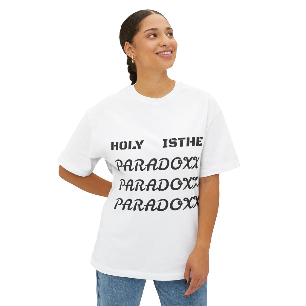 Holy is the Paradoxx Tee – Graphic Boxy Oversized T‑Shirt
