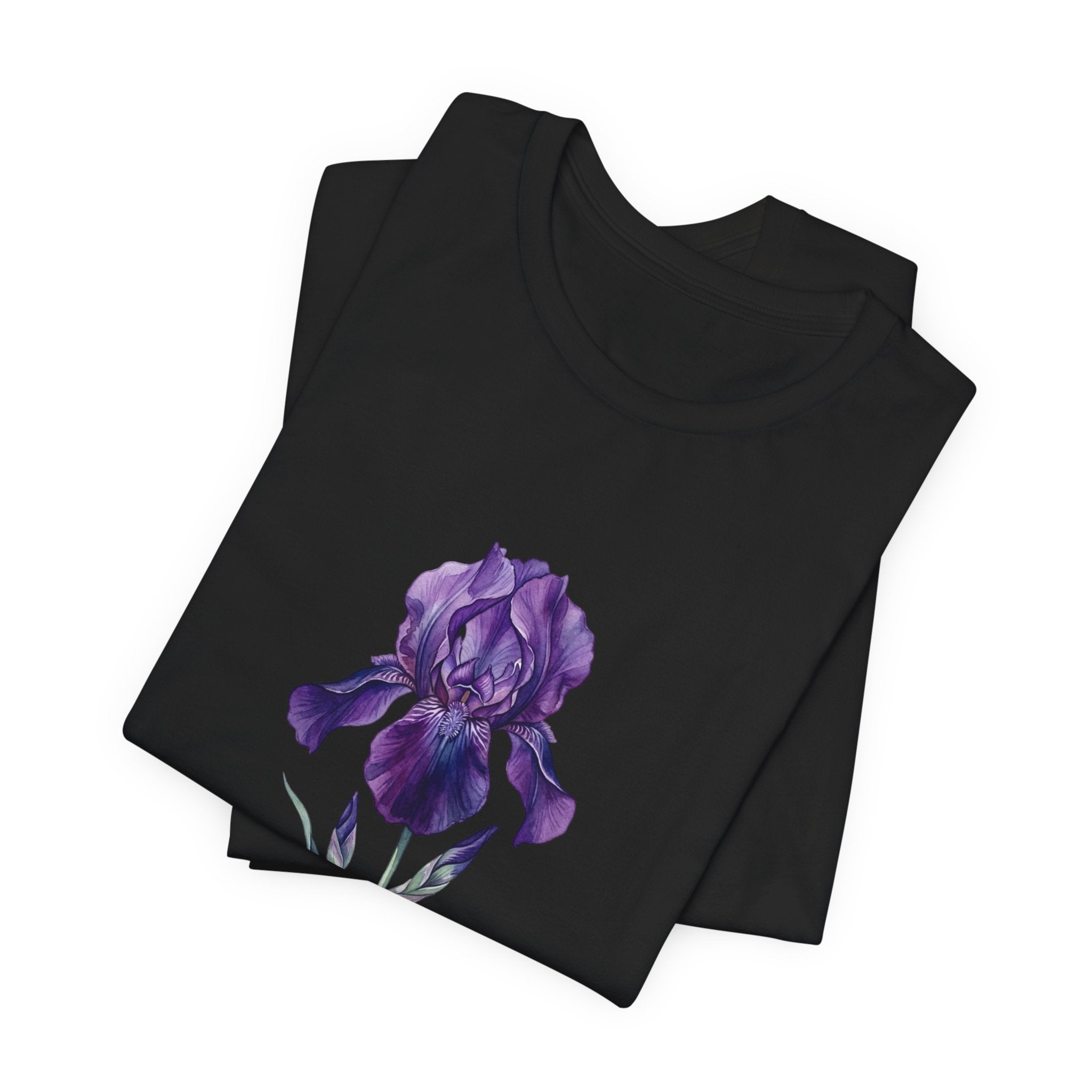 February Iris Tee | Birth Flower Botanical Shirt, Birth Month Floral
