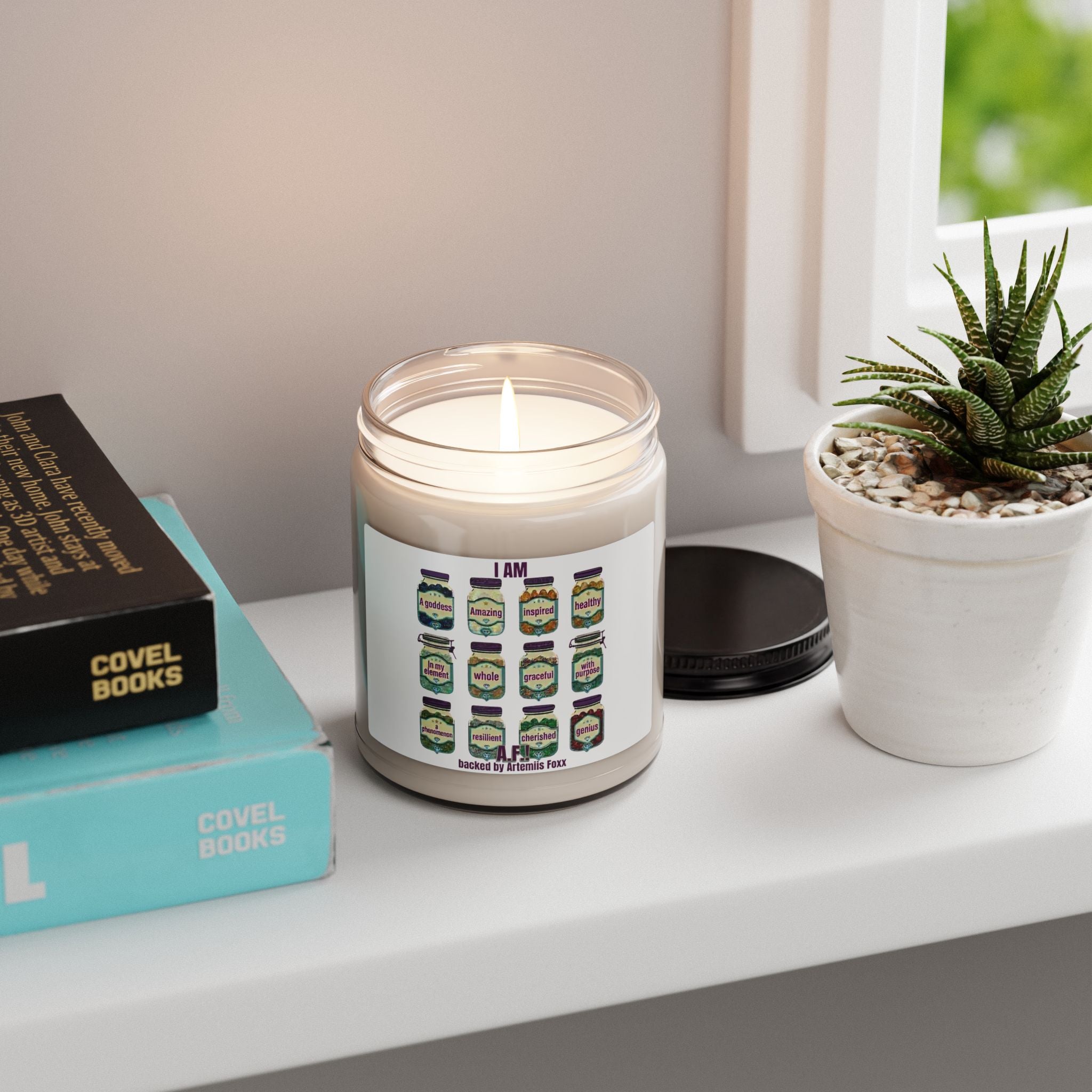 Pickle Jar Pattern Soy Candle | Quirky Nostalgic Food Trend