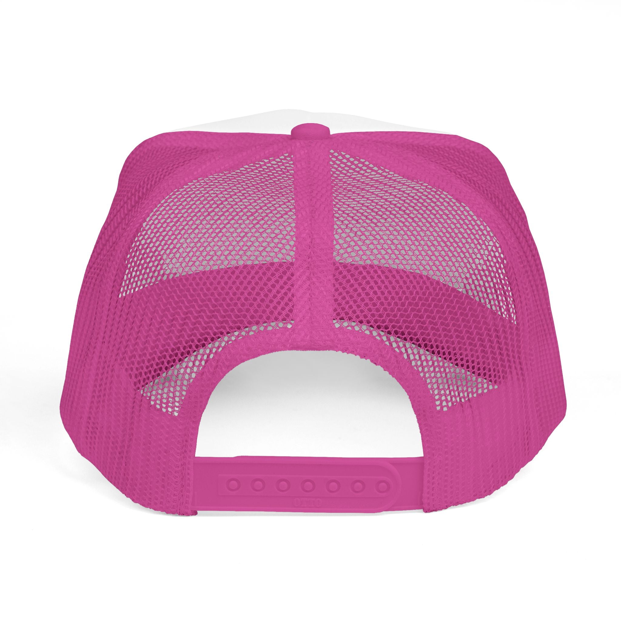 Paradoxical Pink Trucker Hat – Retro Script Logo Cap for Bold, Playful Style