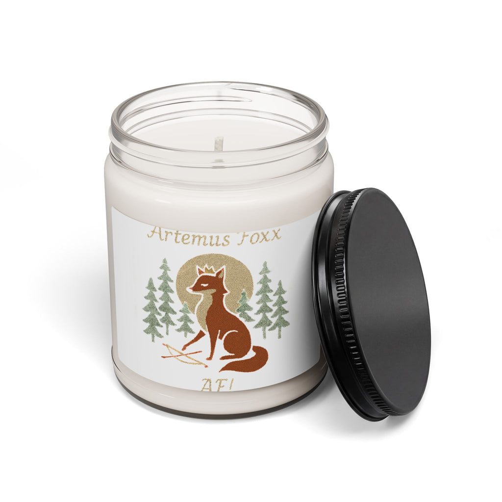 Fox Illustration Candle | Woodland Fox Soy Candle, 9oz