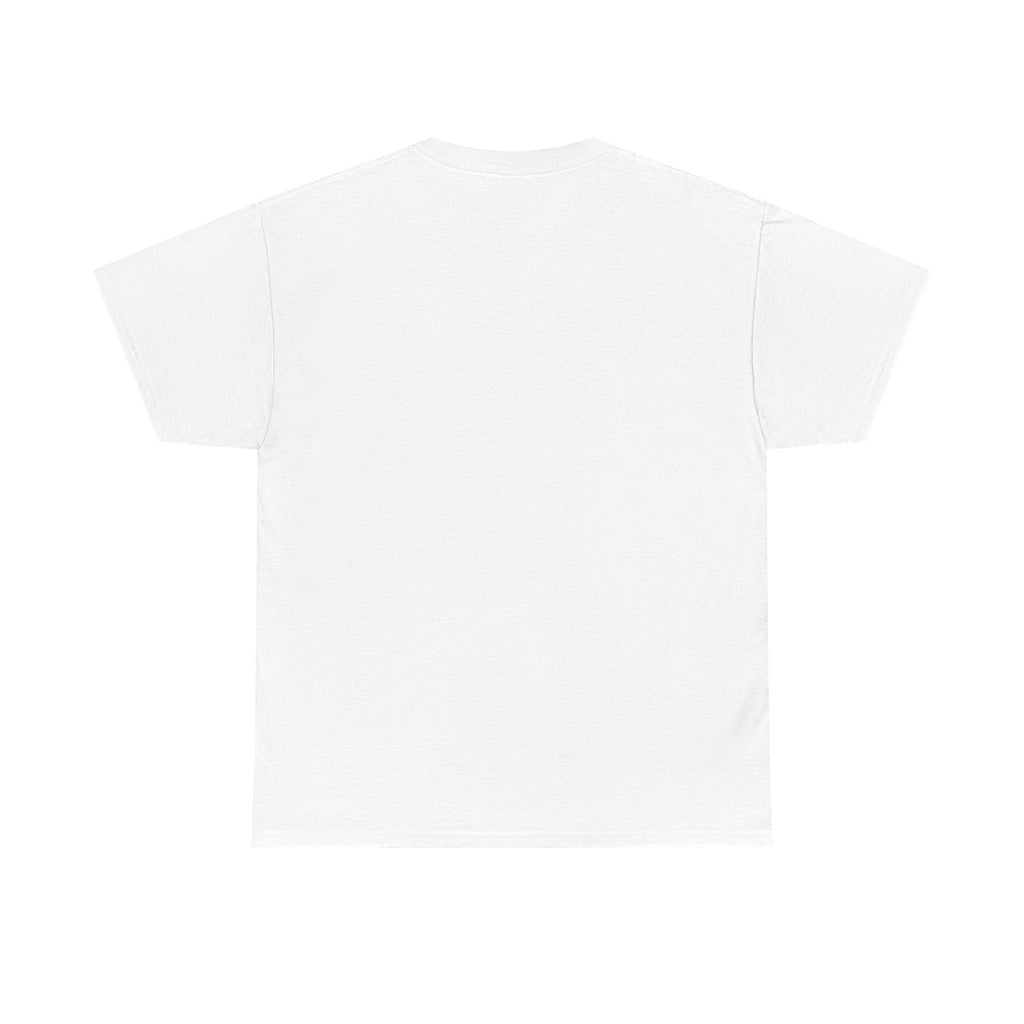 Men's Knit Round Neck Shortsleeve Tshirt - Soft Cotton Ribbed Drape Fabric, Small Center Chest Minimal Script Graphic Print, Streetwear Tee, Clothing Basics Casual Everyday Top