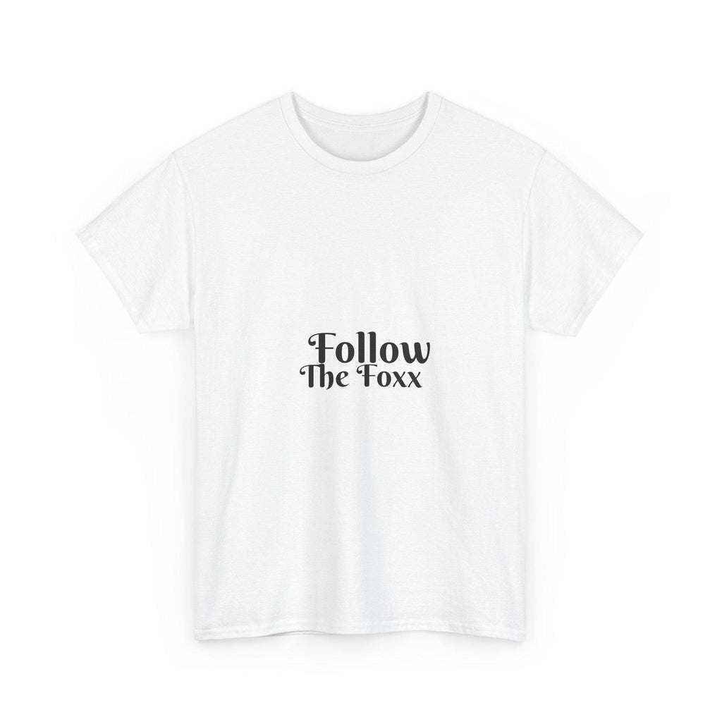 Men's Knit Round Neck Shortsleeve Tshirt - Soft Cotton Ribbed Drape Fabric, Small Center Chest Minimal Script Graphic Print, Streetwear Tee, Clothing Basics Casual Everyday Top