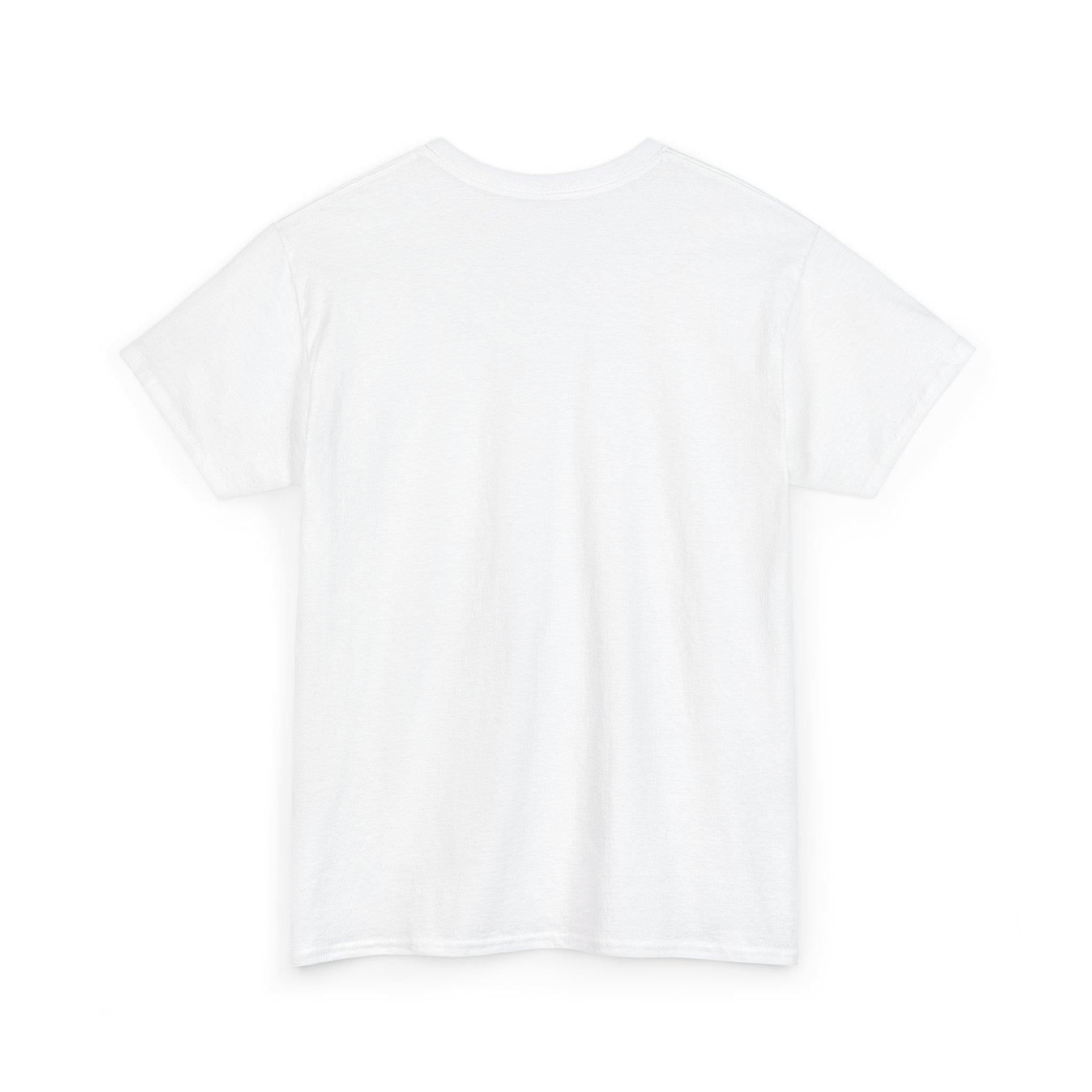 Men's Knit Round Neck Shortsleeve Tshirt - Soft Cotton Ribbed Drape Fabric, Small Center Chest Minimal Script Graphic Print, Streetwear Tee, Clothing Basics Casual Everyday Top
