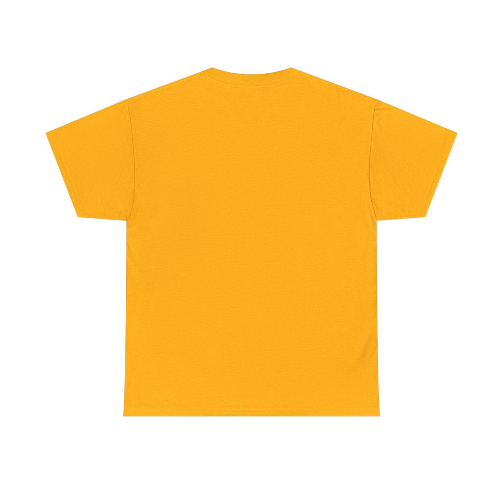 Men's Knit Round Neck Shortsleeve Tshirt - Soft Cotton Ribbed Drape Fabric, Small Center Chest Minimal Script Graphic Print, Streetwear Tee, Clothing Basics Casual Everyday Top