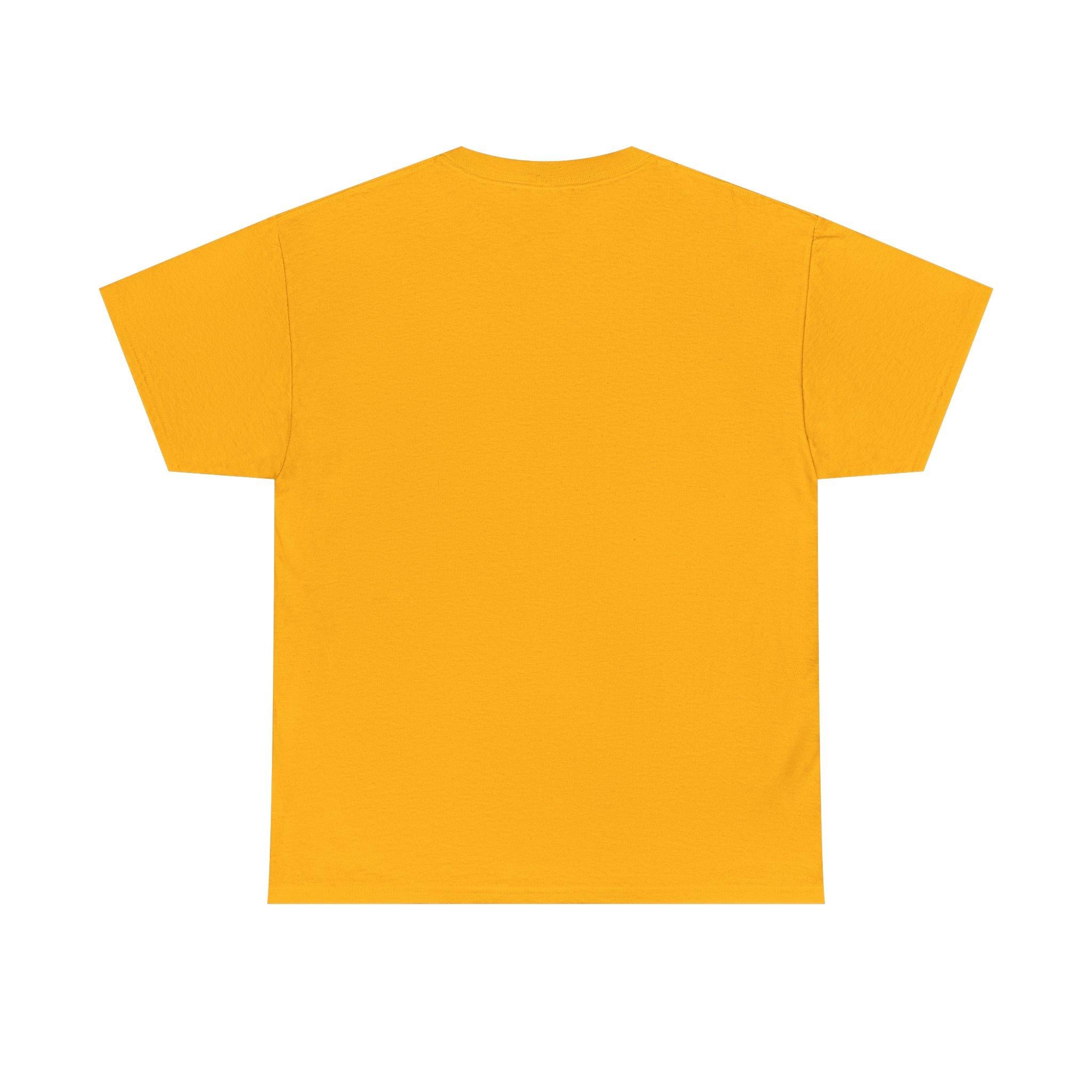 Men's Knit Round Neck Shortsleeve Tshirt - Soft Cotton Ribbed Drape Fabric, Small Center Chest Minimal Script Graphic Print, Streetwear Tee, Clothing Basics Casual Everyday Top