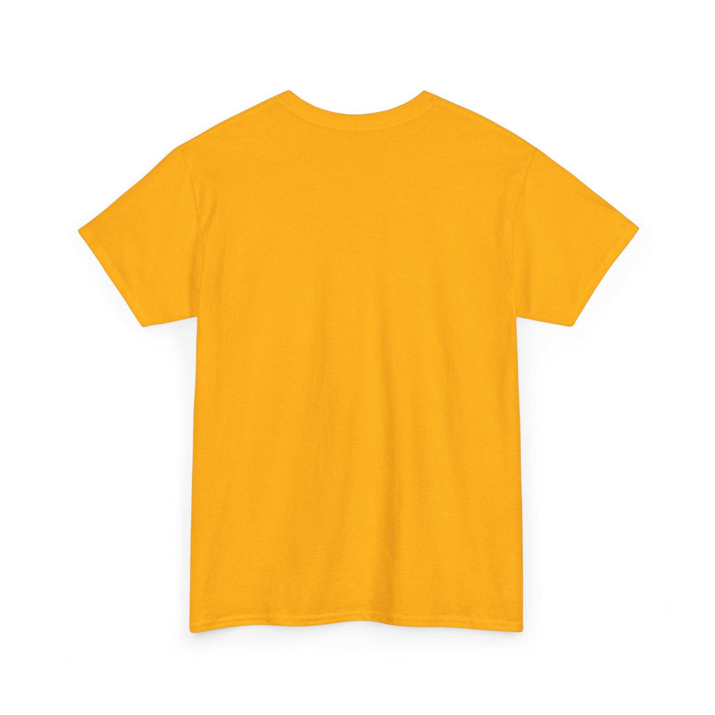 Men's Knit Round Neck Shortsleeve Tshirt - Soft Cotton Ribbed Drape Fabric, Small Center Chest Minimal Script Graphic Print, Streetwear Tee, Clothing Basics Casual Everyday Top