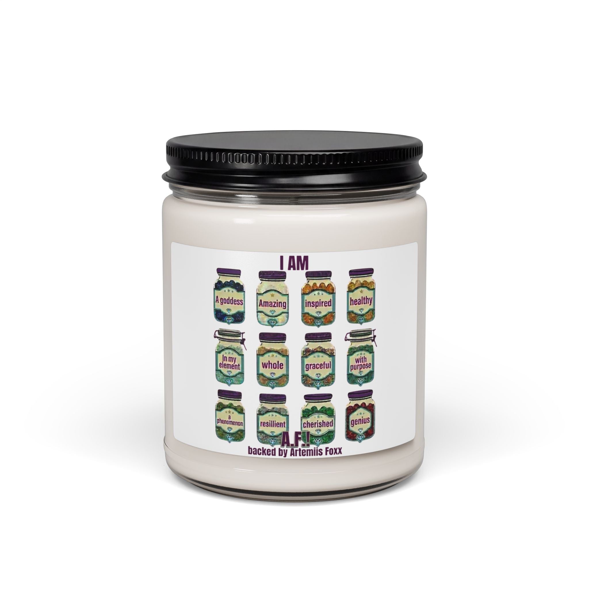 Pickle Jar Pattern Soy Candle | Quirky Nostalgic Food Trend