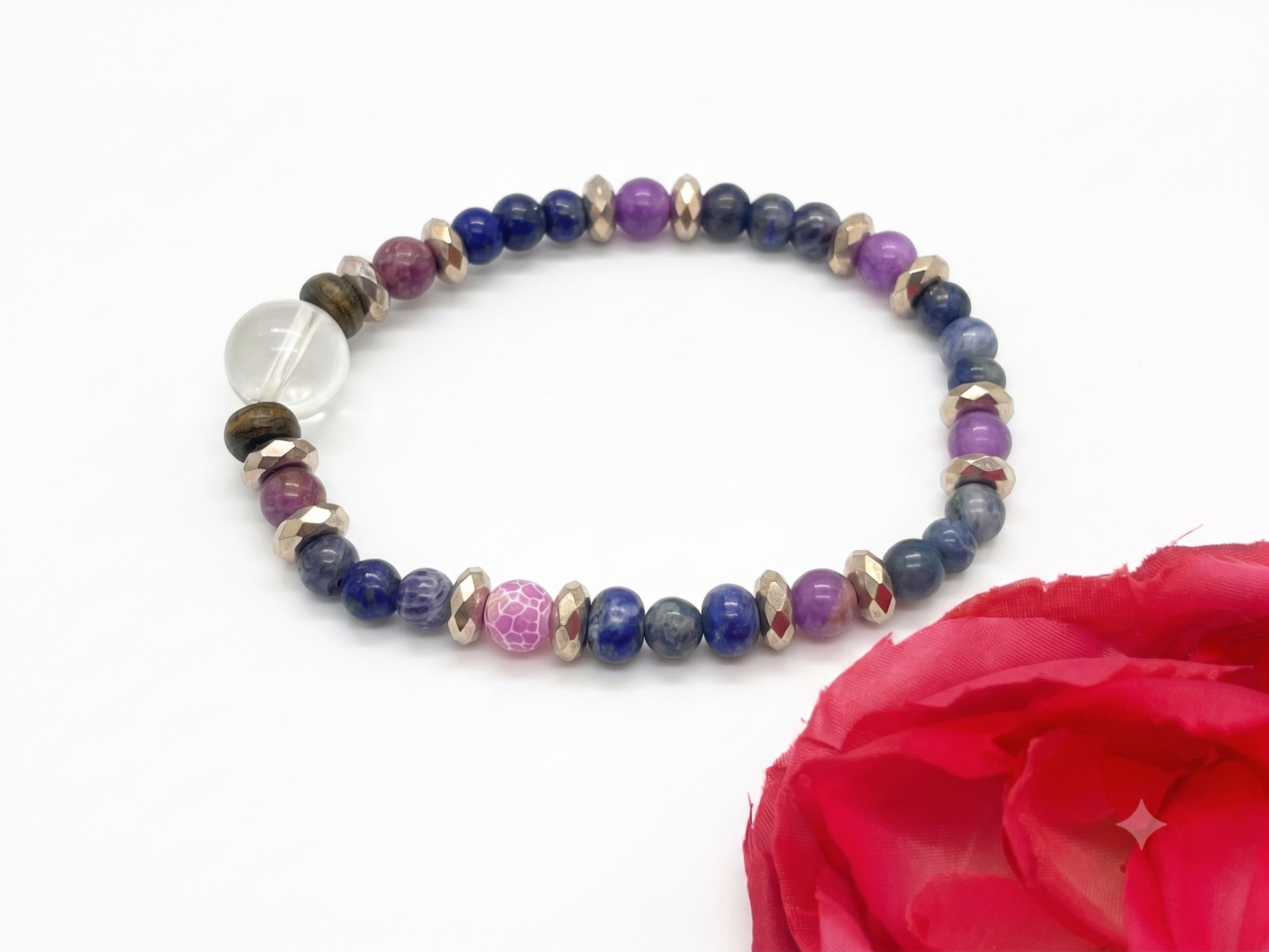 Gods and Goddesses Crystal Bracelet, Natural Crystal Jewelry